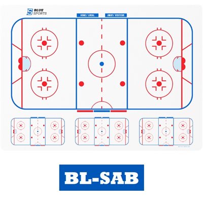 Self Adhesive Hockey Coach Board 17'' x 25''